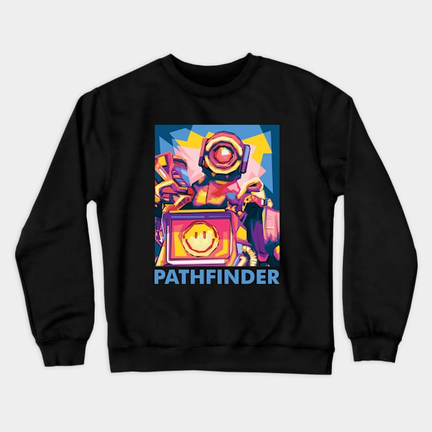 Pathfinder Pop art Crewneck Sweatshirt by Shuriken